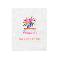 Have a Novel Birthday | Book Lovers Greeting Card