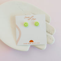 Smiley Face Studs