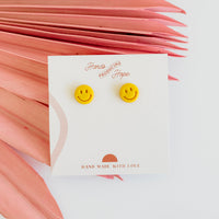 Smiley Face Studs