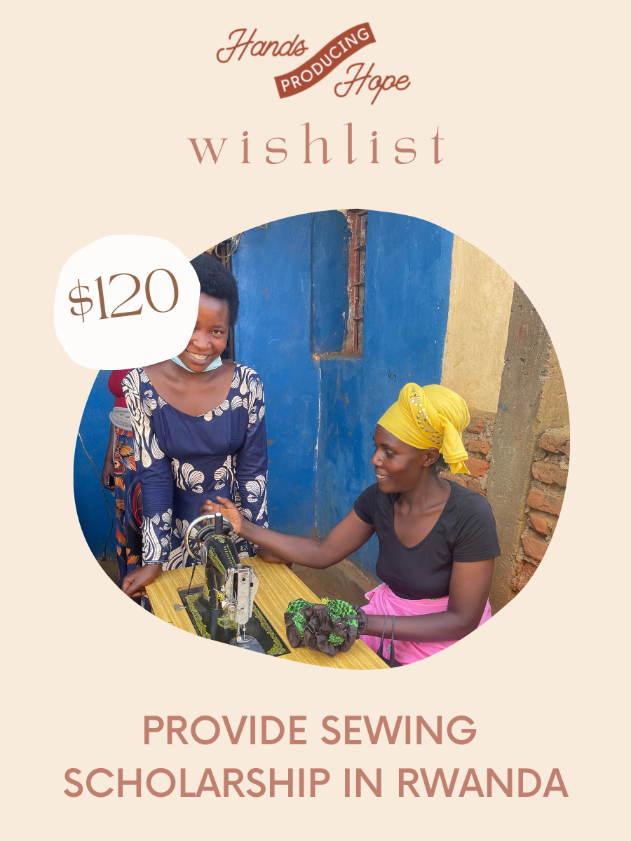 Provide a Sewing Scholarship in Rwanda | HPH Wishlist