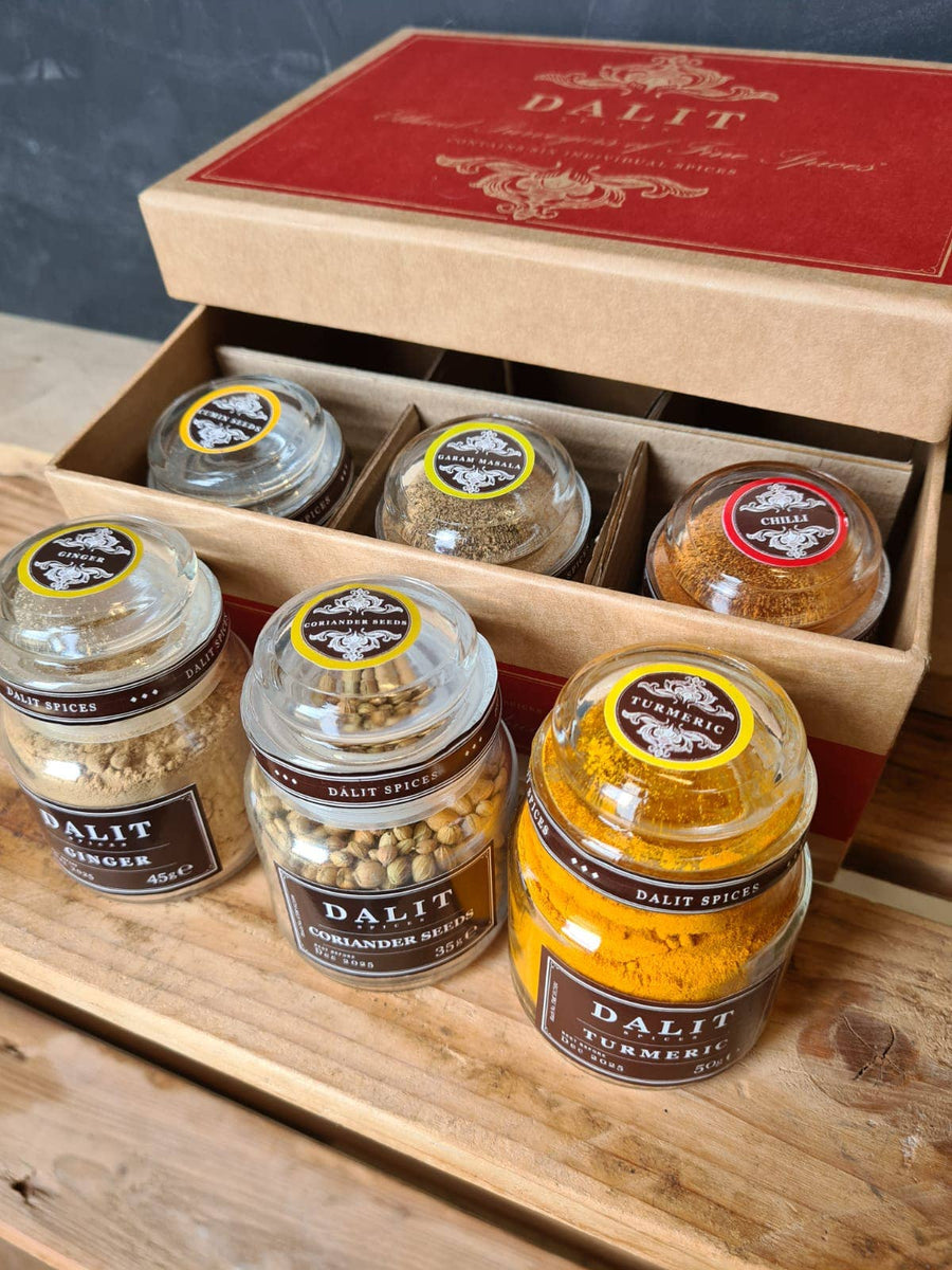 Indian Spices - Essential Box of 6 Dalit Spices