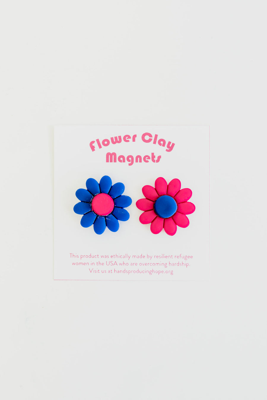 Flower Clay Magnets