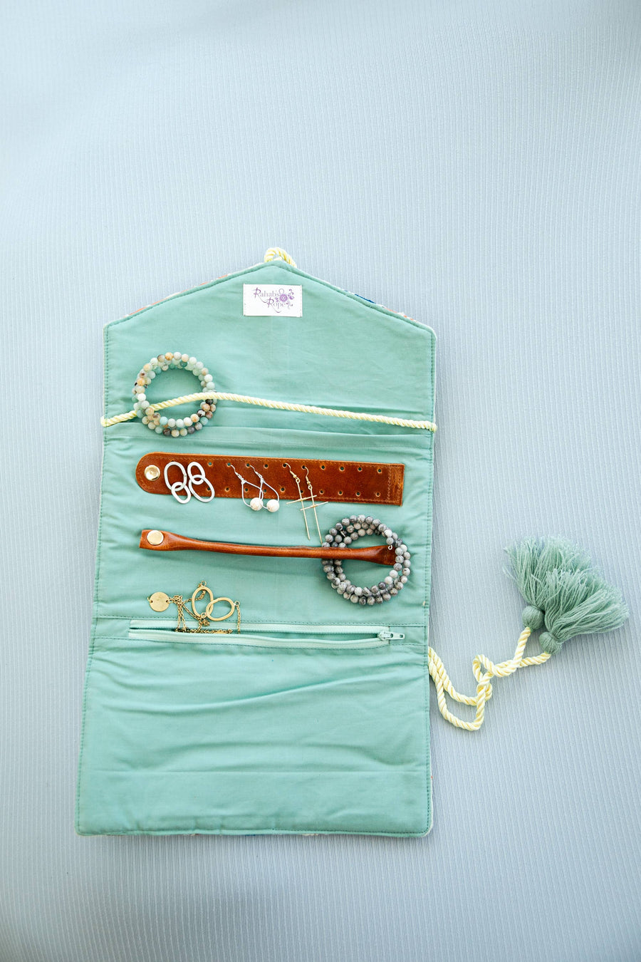 Velvet Jewelry Organizer- Blue