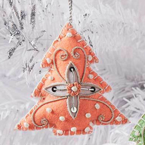 Felt Zari Hand Embroidered Ornaments