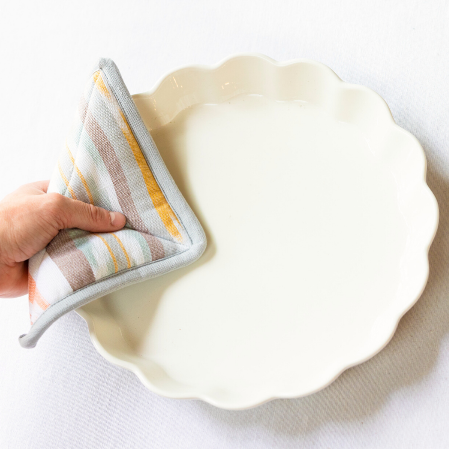 Square Pot Holder: Navy - Crafted in Guatemala