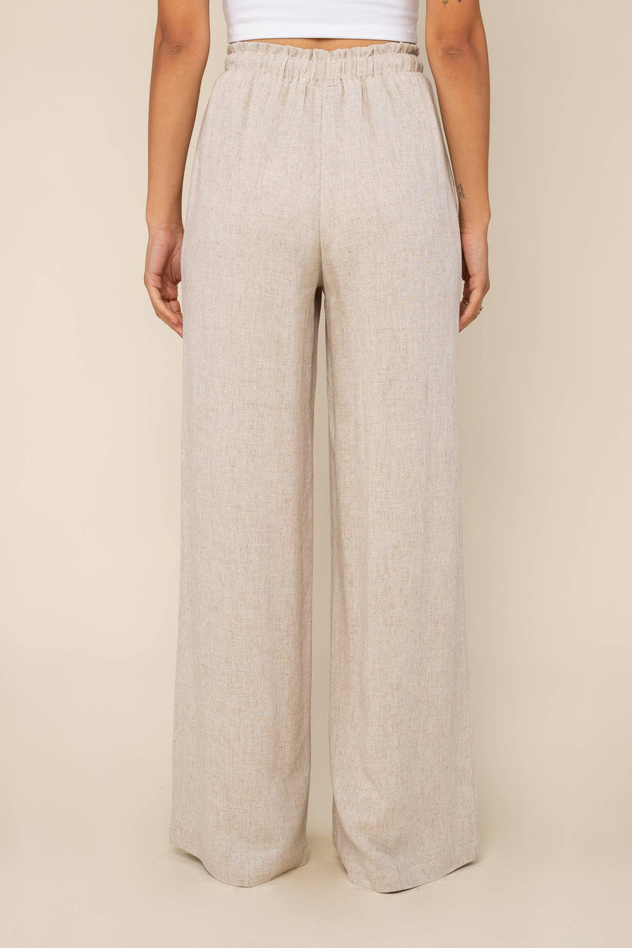 Cove Linen Pant | Wide Leg