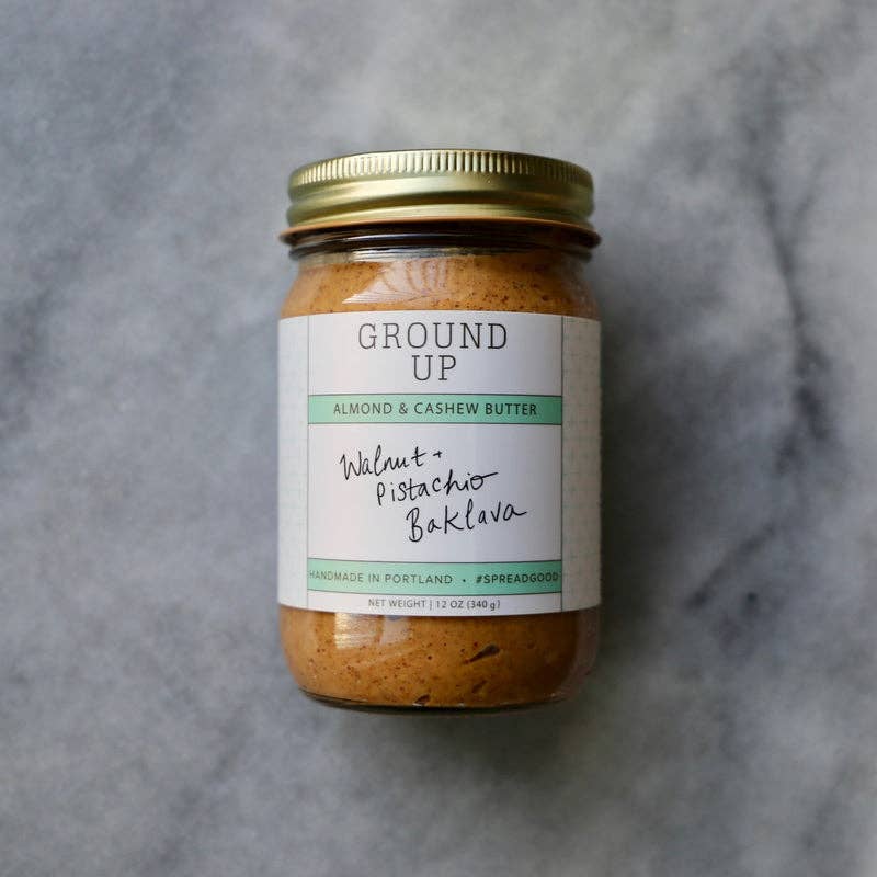 12oz - Walnut & Pistachio Baklava Nut Butter