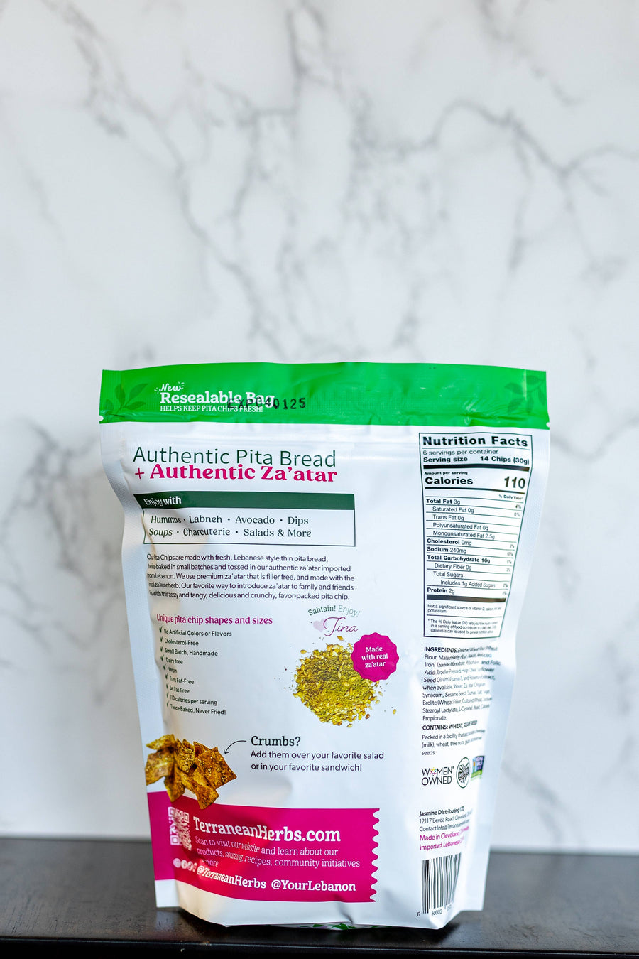 Za'atar Twice-Baked Pita Chips (6.5oz)