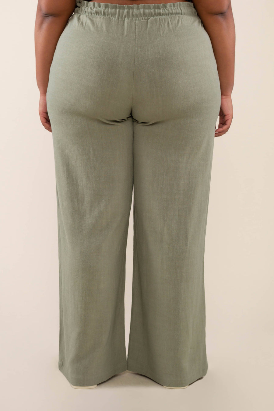 Cove Sage Linen Pant
