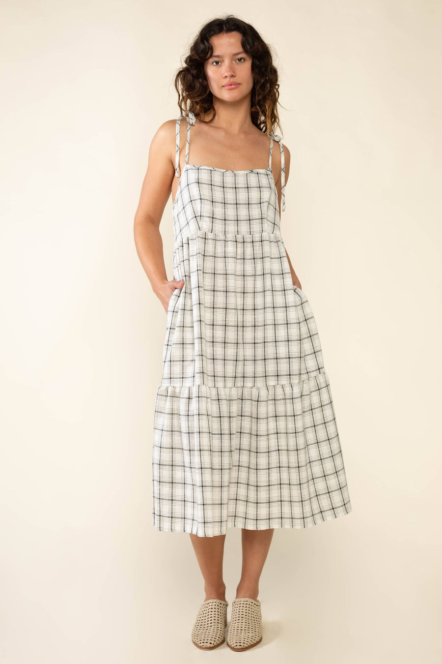 self portrait ruched midi dress self-portrait - Yellow Viscose Knit Ruffle Midi Dress