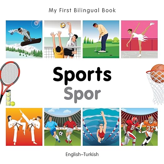 My First Bilingual Book–Sports (English–Turkish)