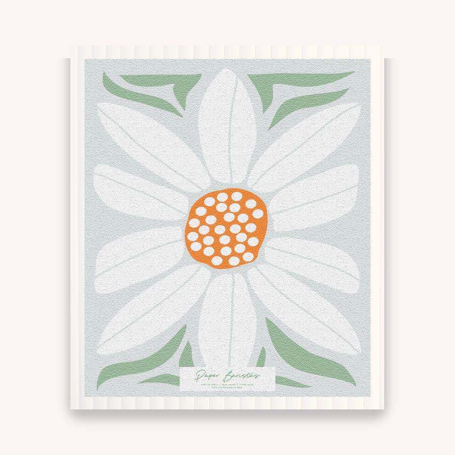 Set of 3 Swedish Dishcloth: Daisy Combo