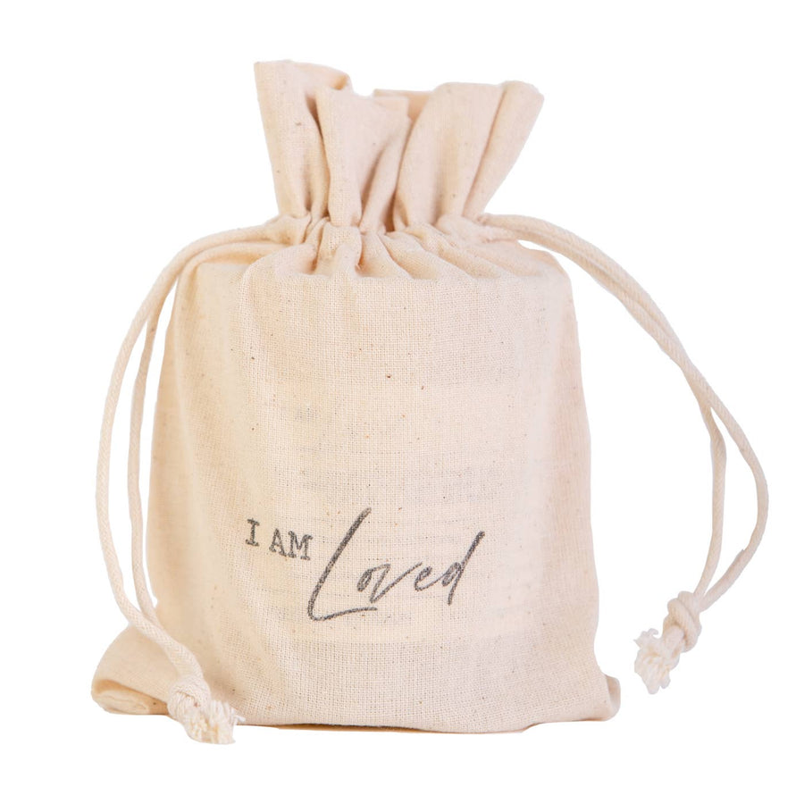 I AM Loved Glass Candle
