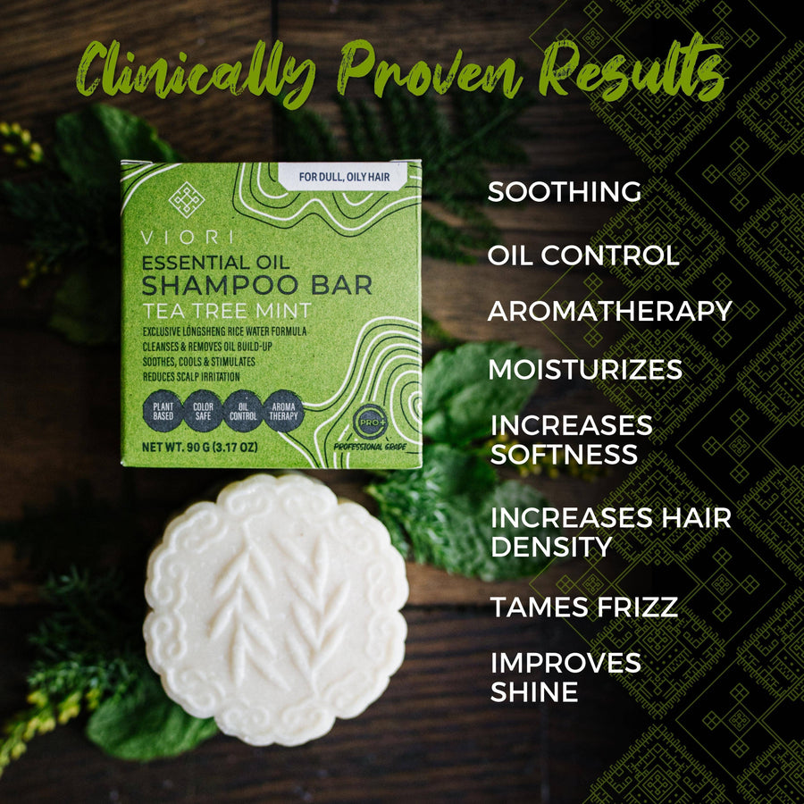 Tea Tree Mint Essential Oil Shampoo Bar