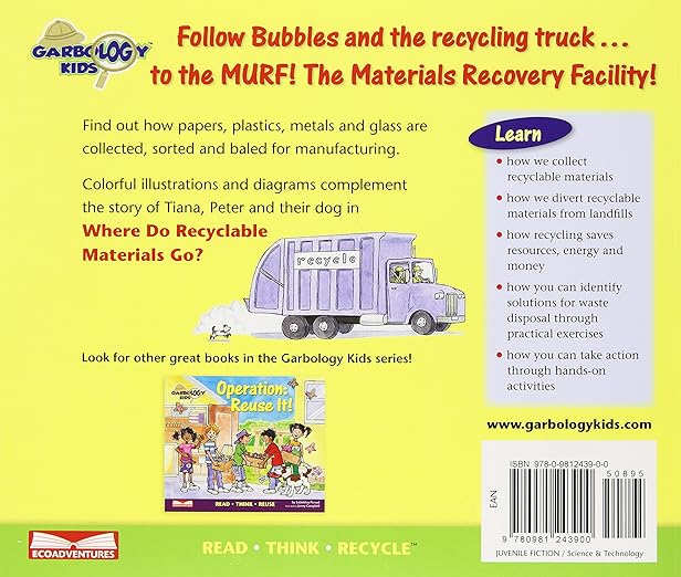 Where Do Recyclable Materials Go? Read Think Recycle (Garbology Kids)