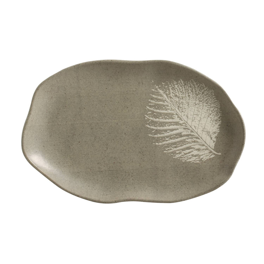 Seiva Stoneware Platter - Crafted in Brazil