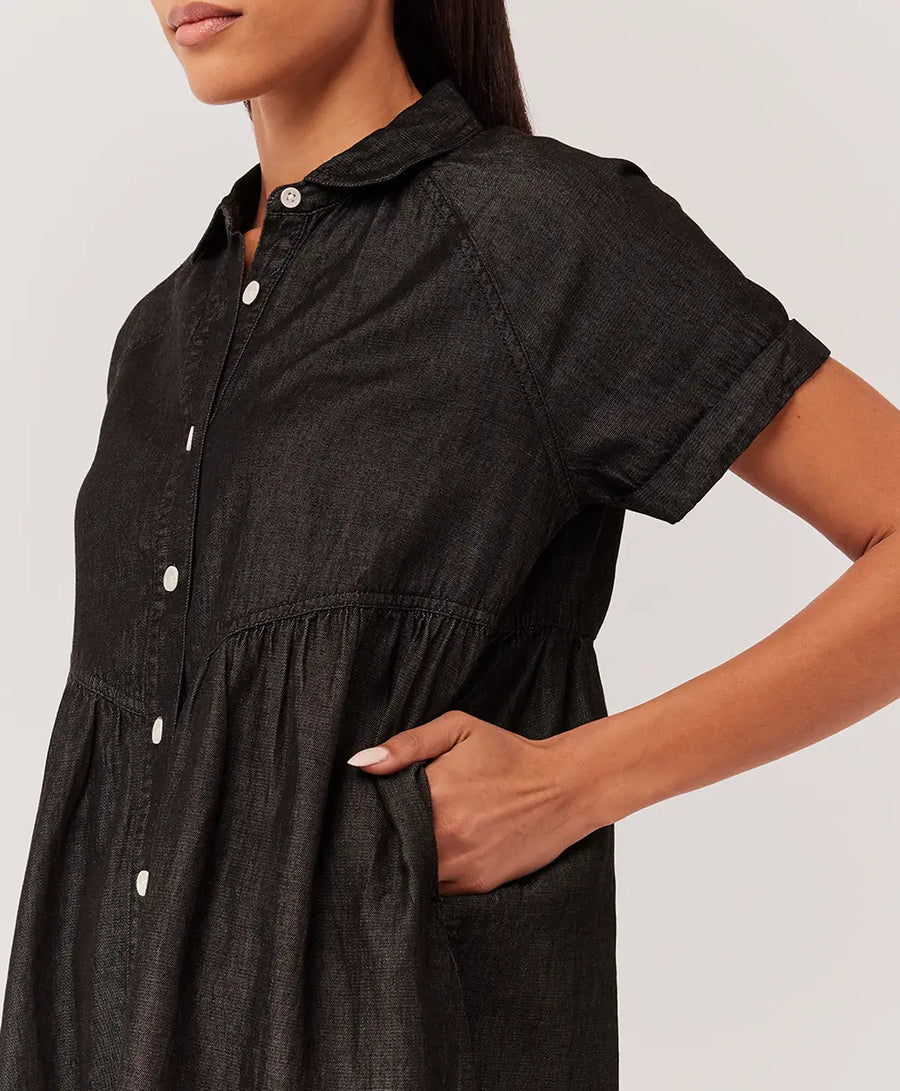 Women’s Denim Chambray Shirt Dress