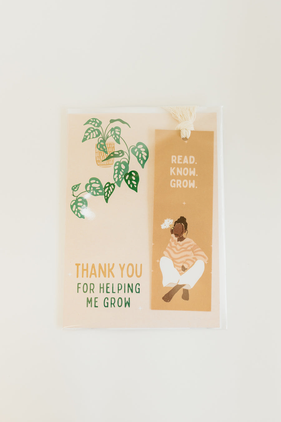 Bookmark Card | Thank You For Helping Me Grow