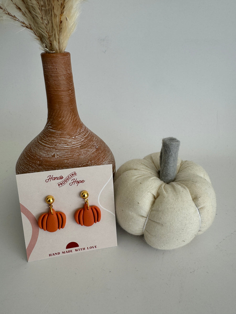 Pumpkin Earrings
