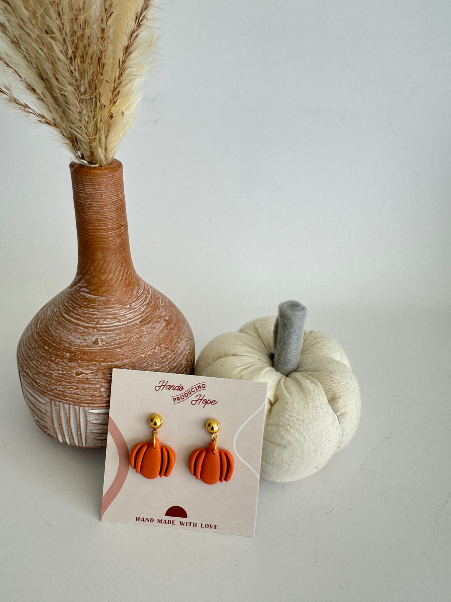 Pumpkin Earrings