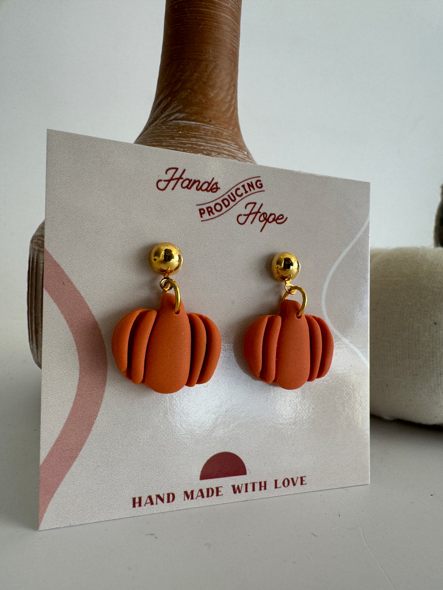 Pumpkin Earrings