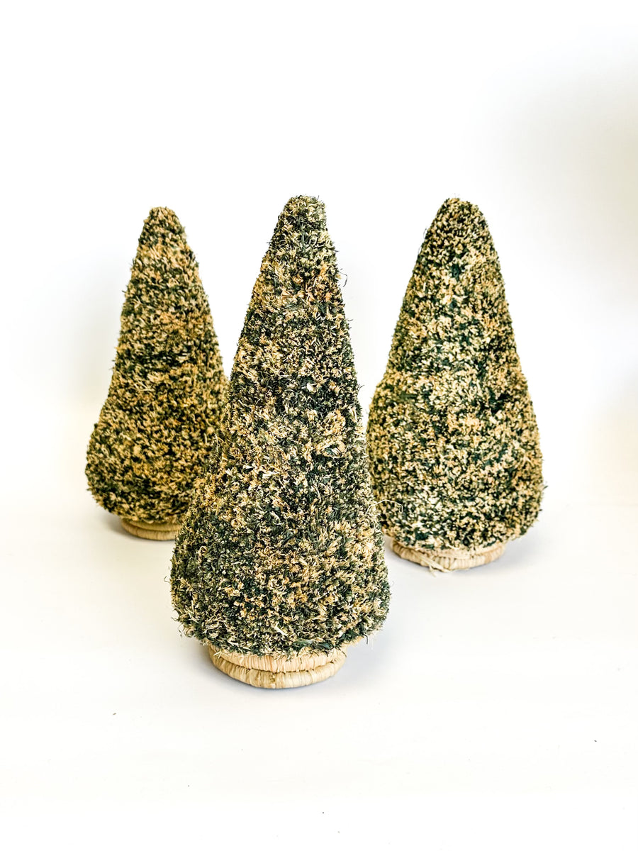 Natural Woven Christmas Tree - Holiday Decor