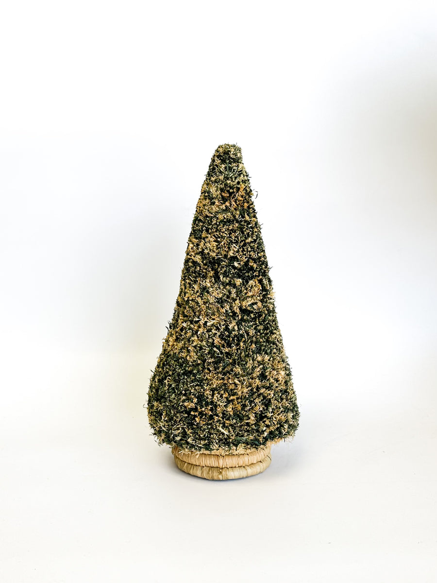 Natural Woven Christmas Tree - Holiday Decor