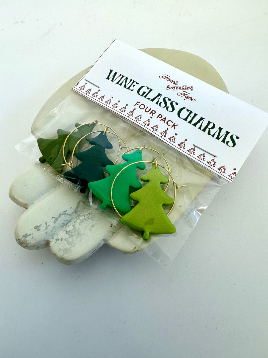 Holiday Wine Glass Charms