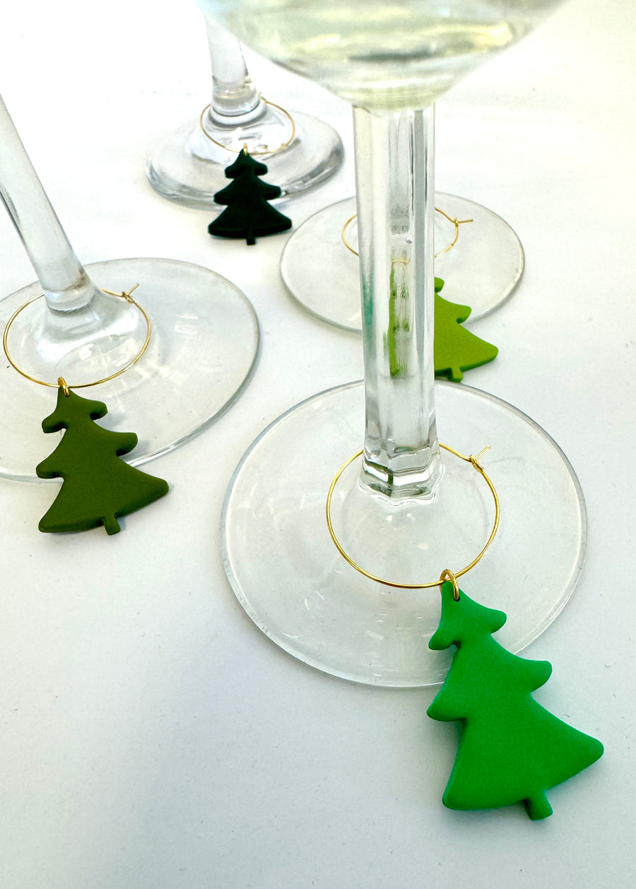 Holiday Wine Glass Charms