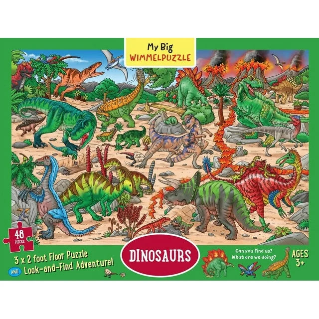 My Big Wimmelpuzzle―Dinosaurs Floor Puzzle