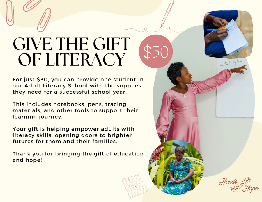Gift Literacy School Supplies to One Student