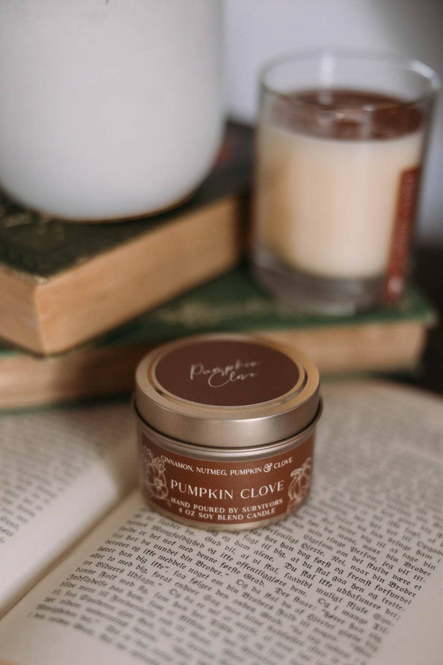 Pumpkin Clove Tin Candle