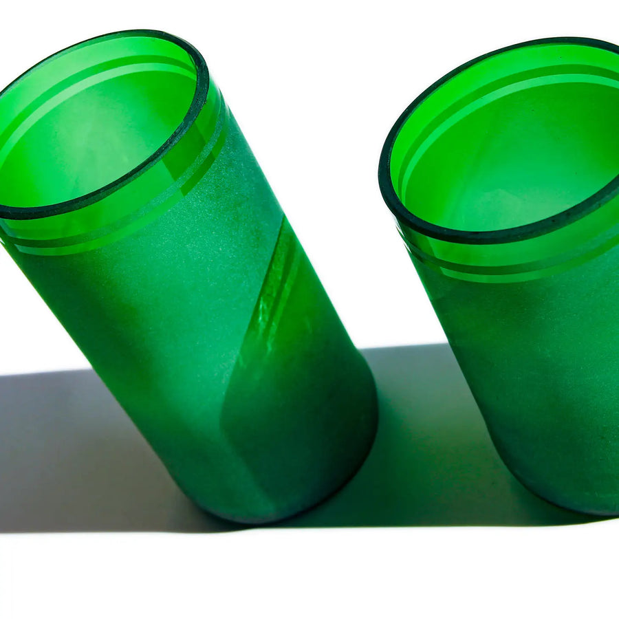 Howaida Eco Drinking Glasses Upcycled 2 Pack