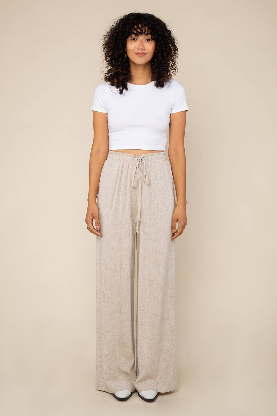 Cove Linen Pant | Wide Leg