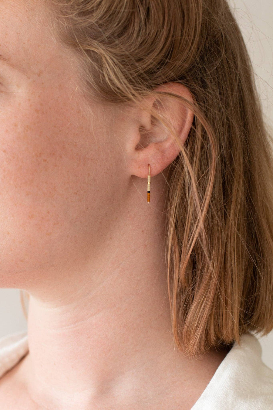 Mala Ear Pins: Large / Rust
