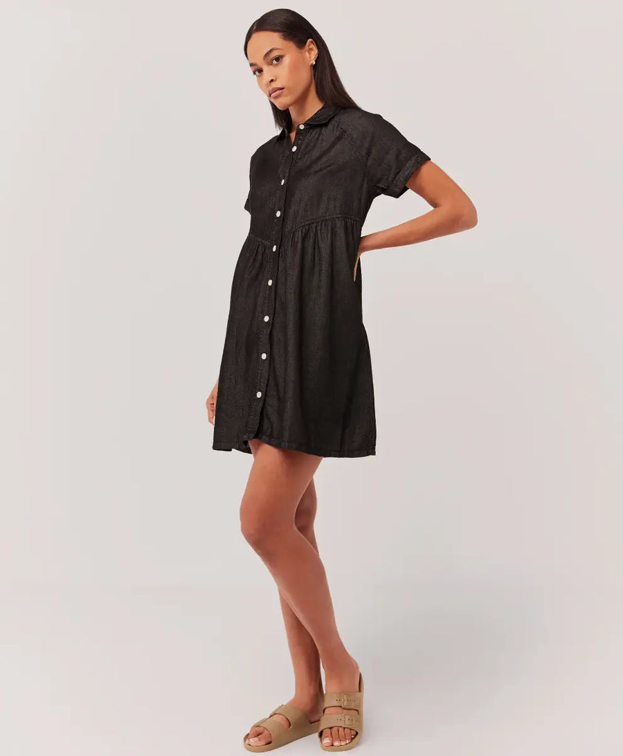 Women’s Denim Chambray Shirt Dress