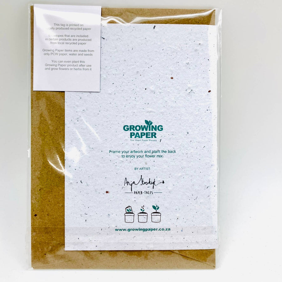 Happy Birthday Beautiful Human - Plantable Seed Paper Card