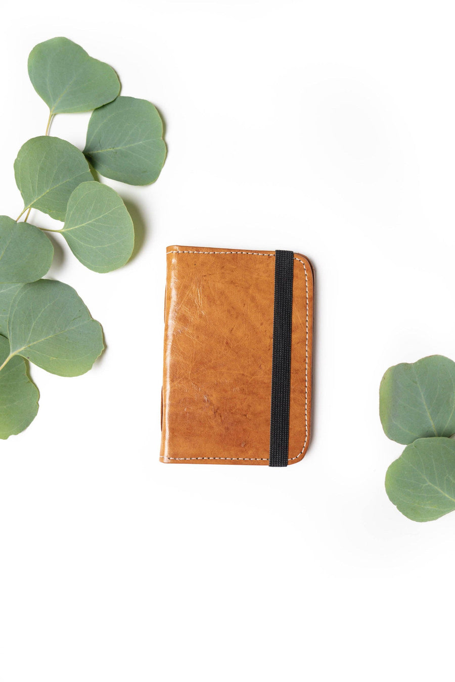 Passport Cover: Brown Goat Leather