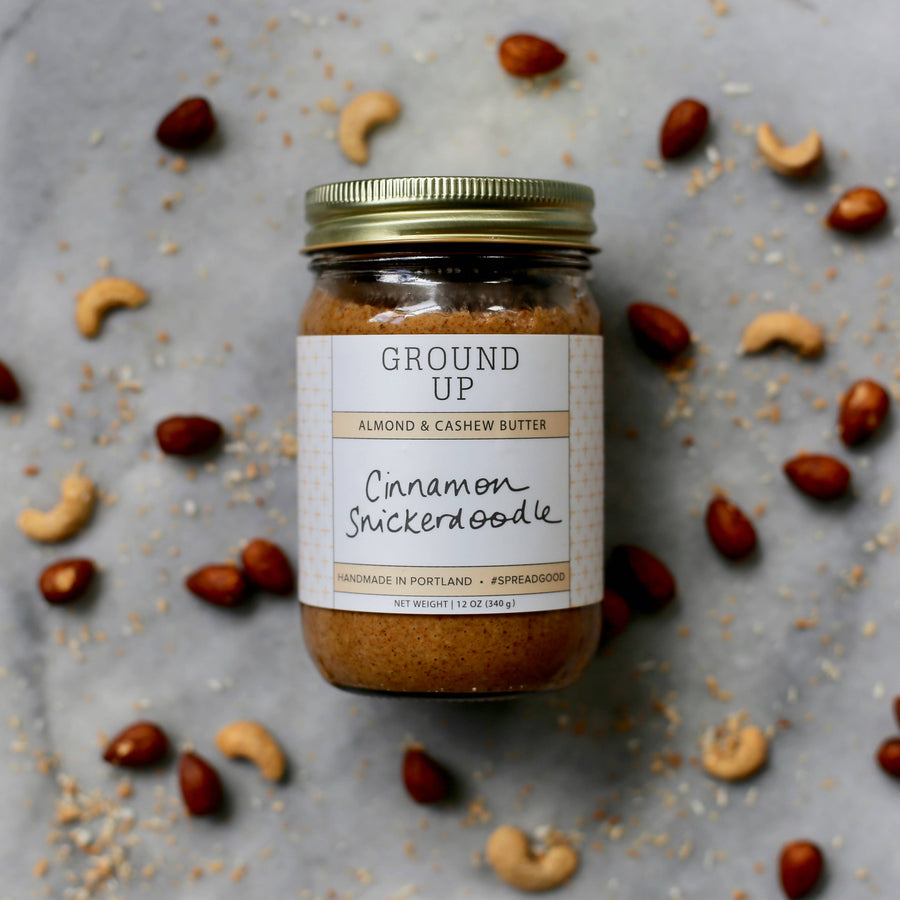 12oz - Cinnamon Snickerdoodle Almond + Cashew Nut Butter