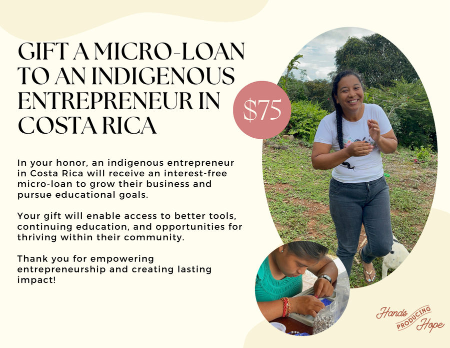 Gift a Micro-loan to an Indigenous Entrepreneur in Costa Rica