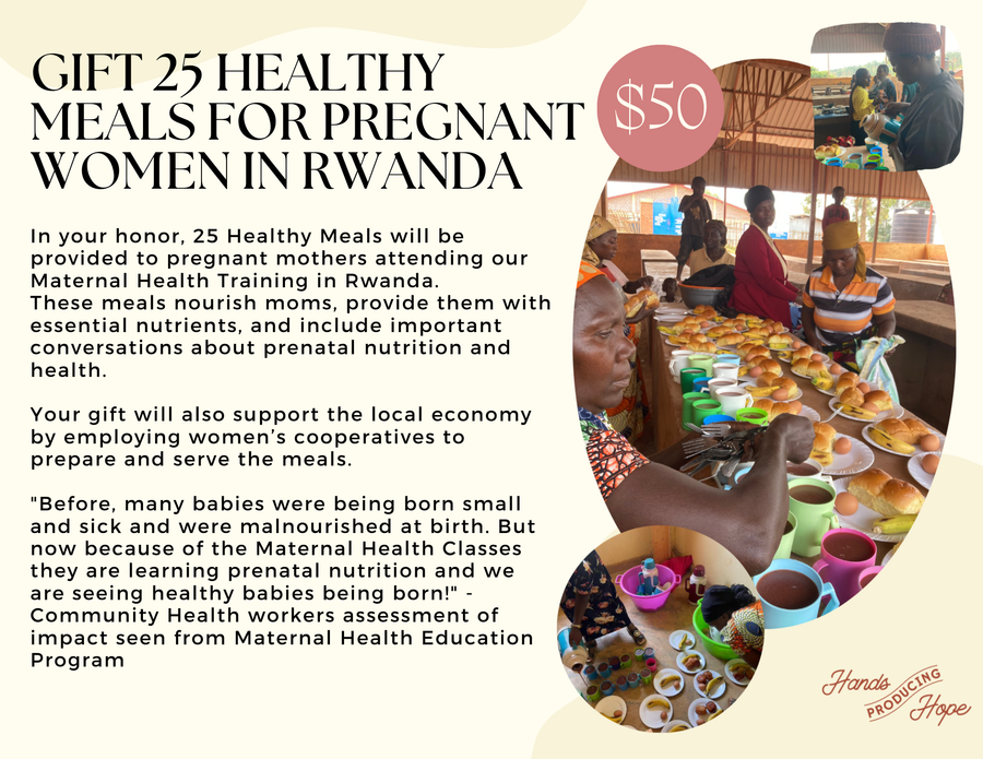 Gift 25 Healthy Meals for Pregnant Women in Rwanda