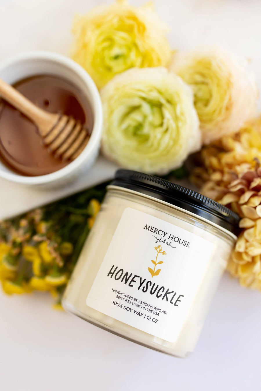 Honeysuckle Candle Jar