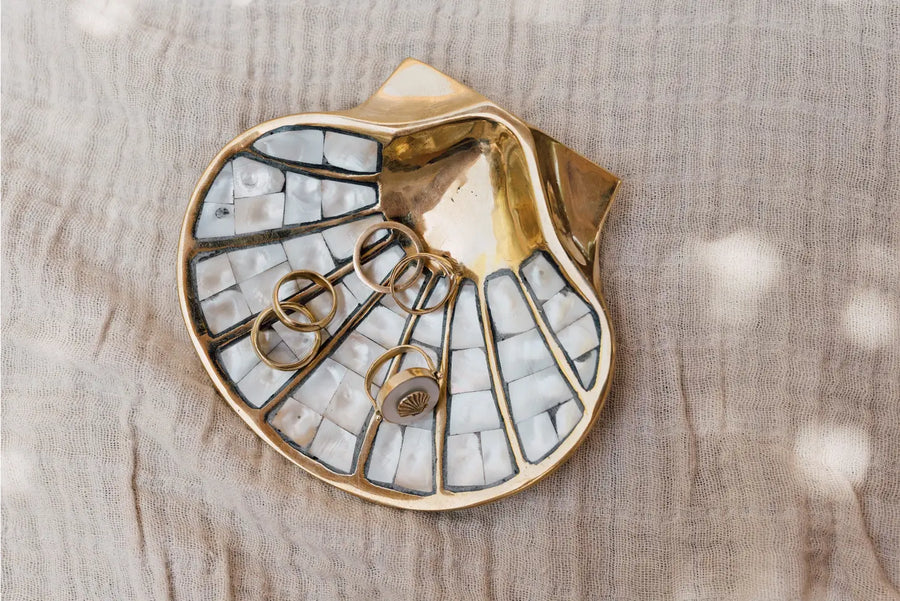 Mother of Pearl Ring Dish