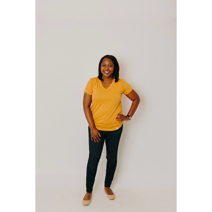 Golden V-Neck