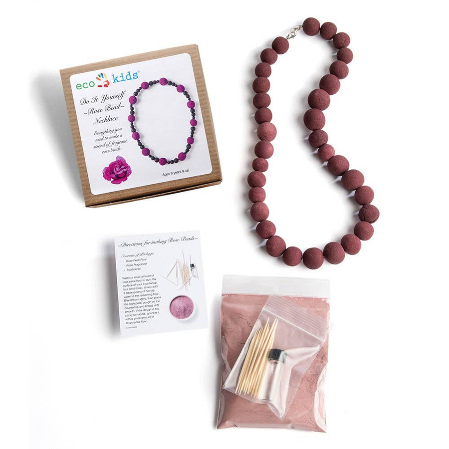 Do it Yourself Rose Bead Necklace Kit