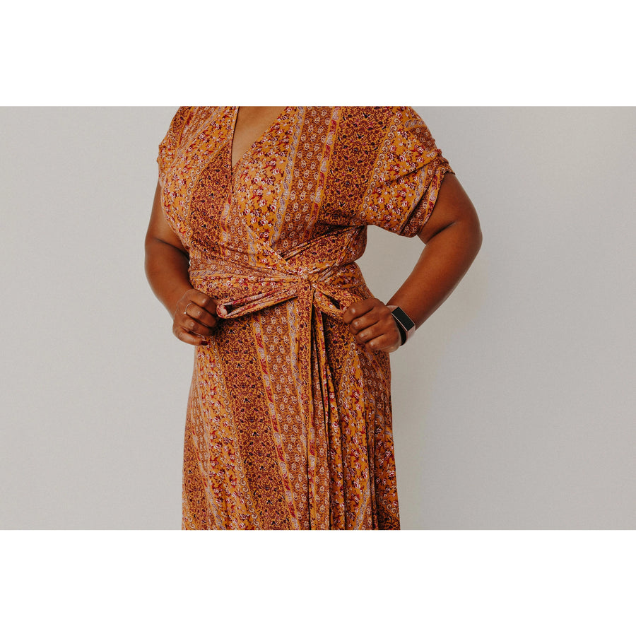 Golden Hour Wrap Dress