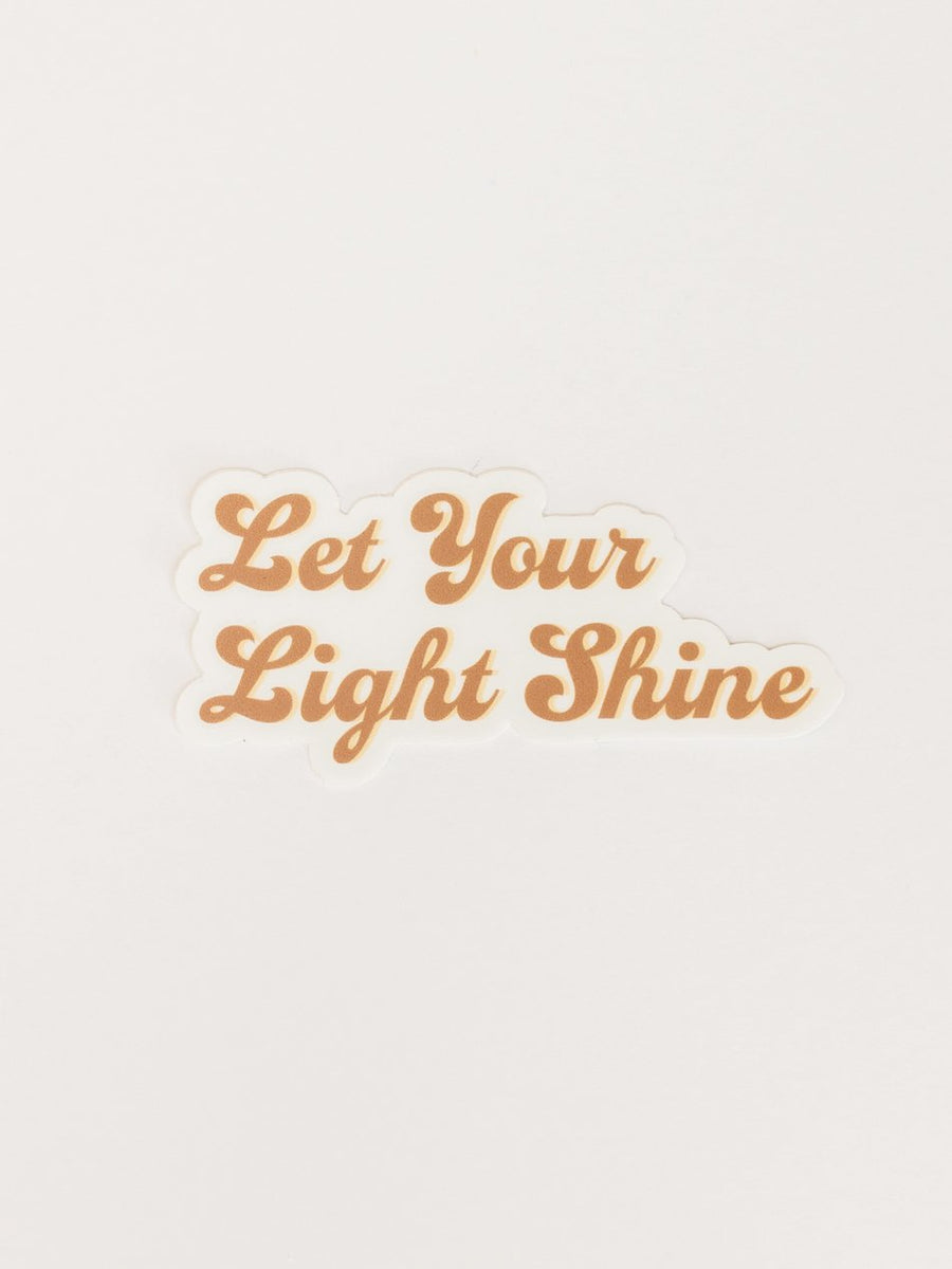 Let Your Light Shine Sticker