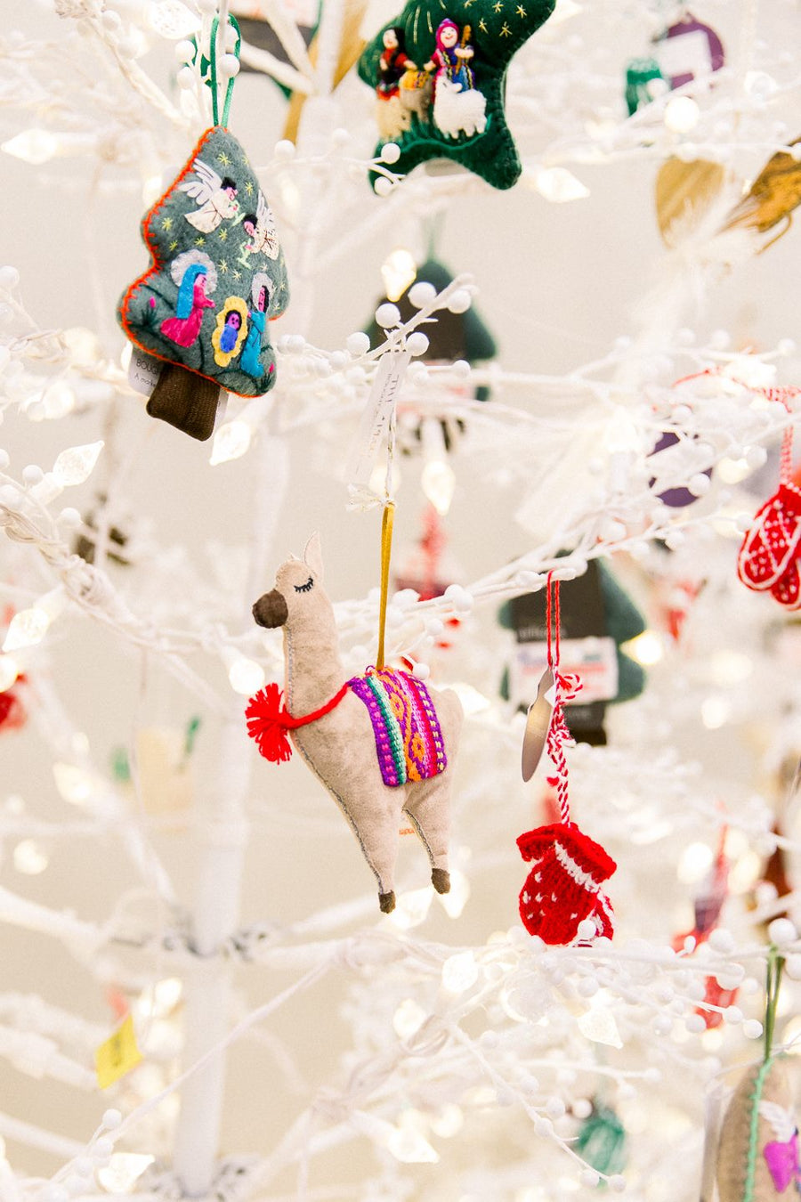 Stuffed Llama Ornament
