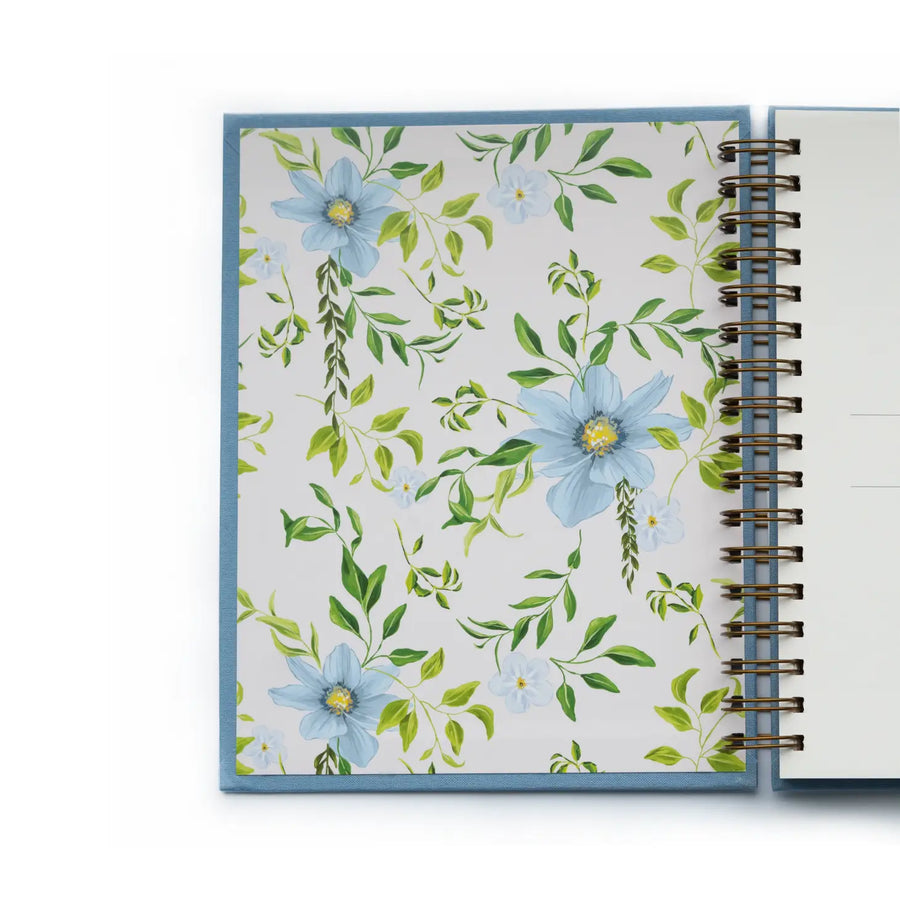 Sky Bookcloth Undated Planner