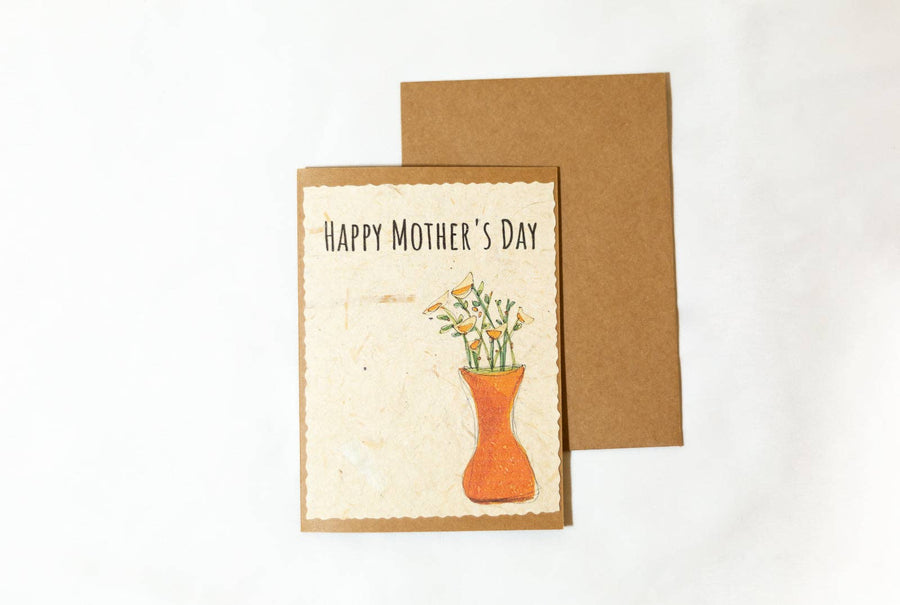 Happy Mother’s Day (Vase with Flowers)